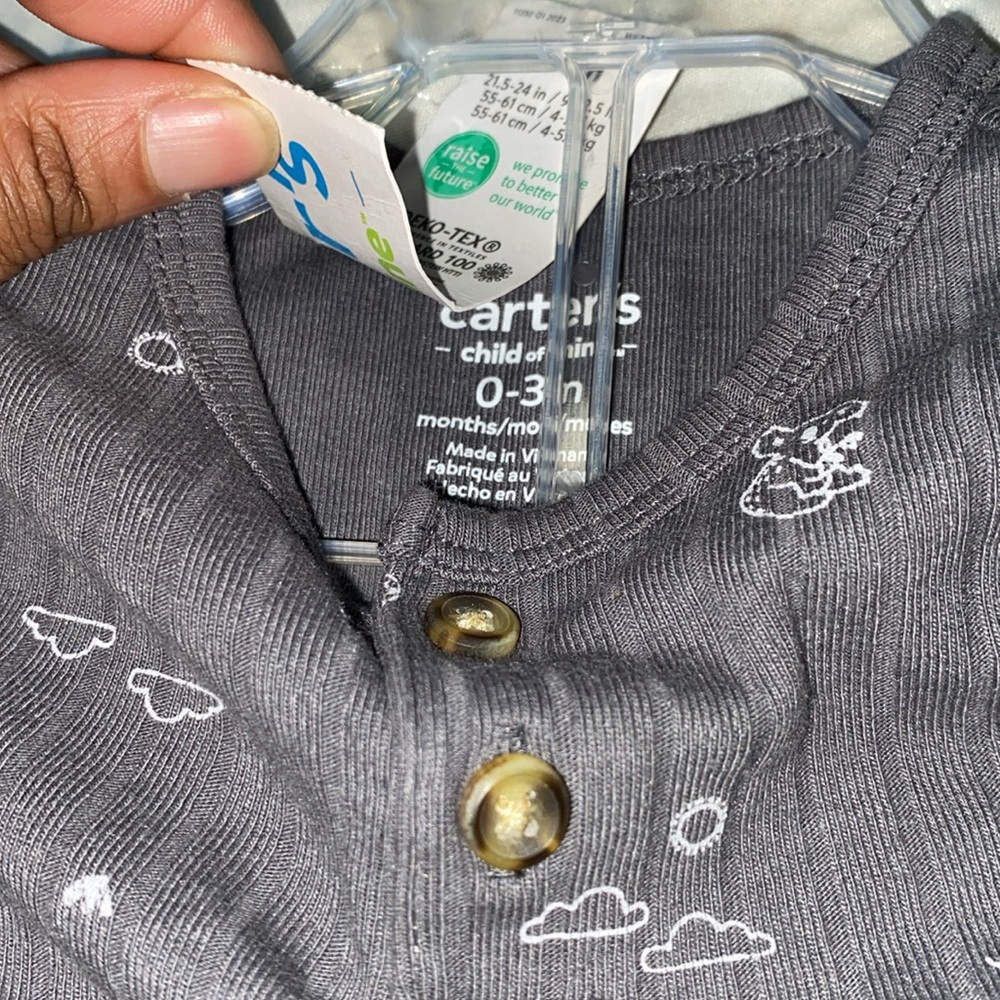 carters grey 2 piece outfit - Picture 2 of 4